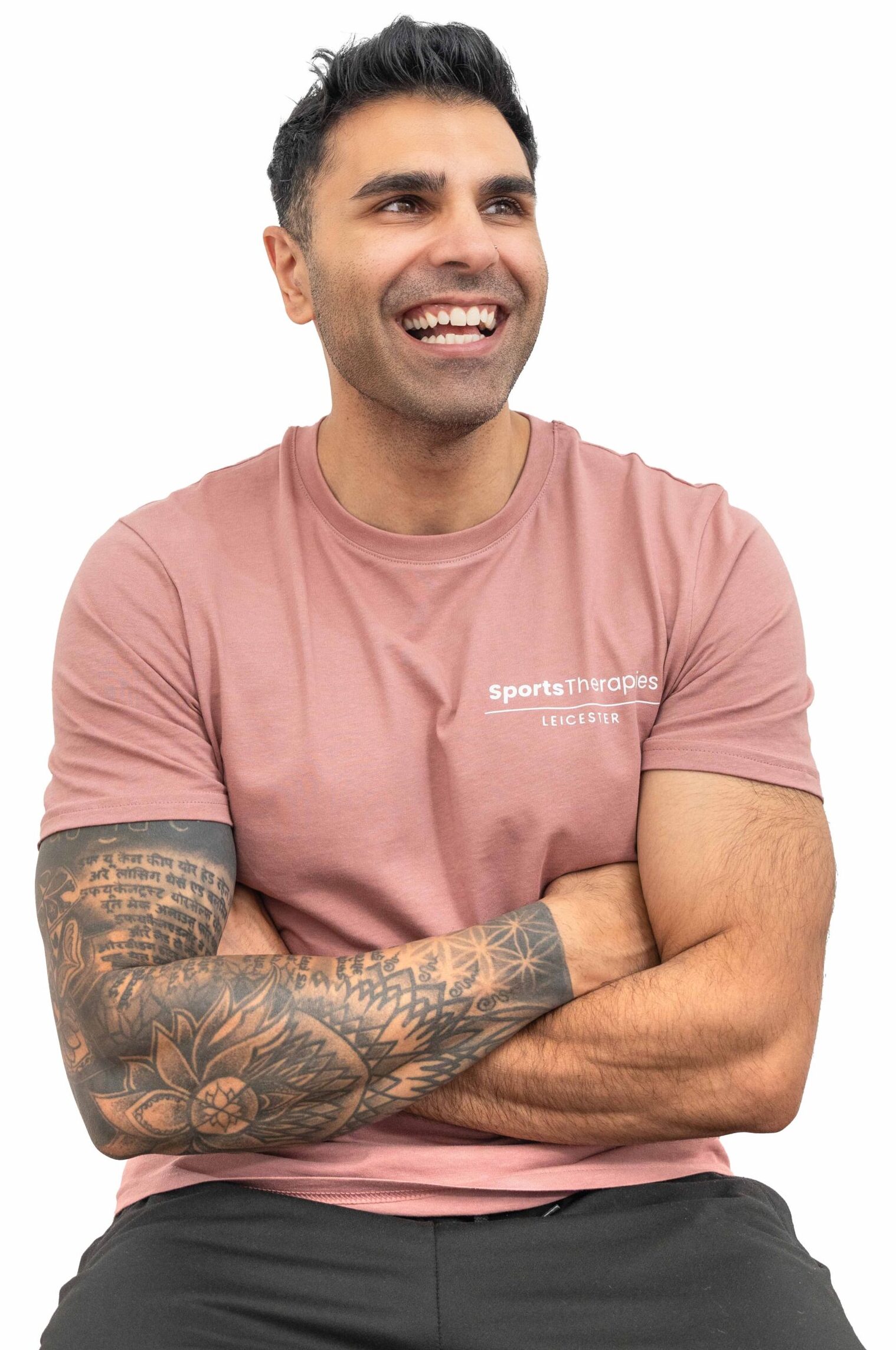 Portrait of Guj, owner of Sports Therapies Leicester